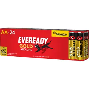 Алкалиновые батарейки AA Energizer Eveready Gold — упаковка 24 шт.