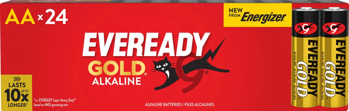 Energizer Eveready Gold AA batteries — 24-pack Photo 2