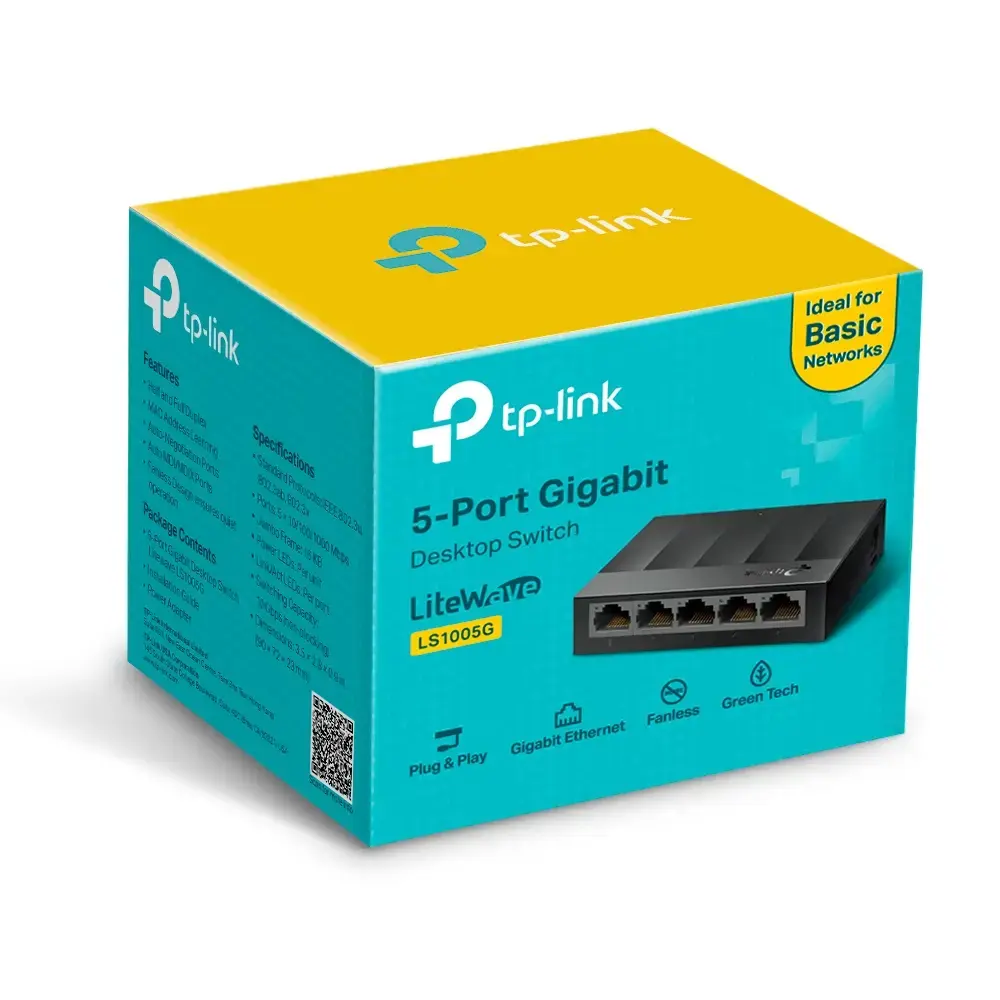 TP-Link LS1005G Gigabit Ethernet Switch Photo 5