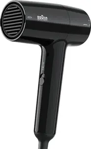 Фен Braun BRHD150E 1800 Вт Черный с ползунковым управлением 2 скоростями насадкой-концентратором и функцией холодного обдува