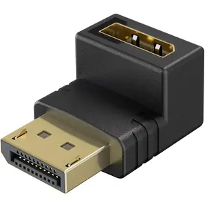 DisplayPort cable adapter WENTRONIC Goobay 77129 — DisplayPort male to DisplayPort, black