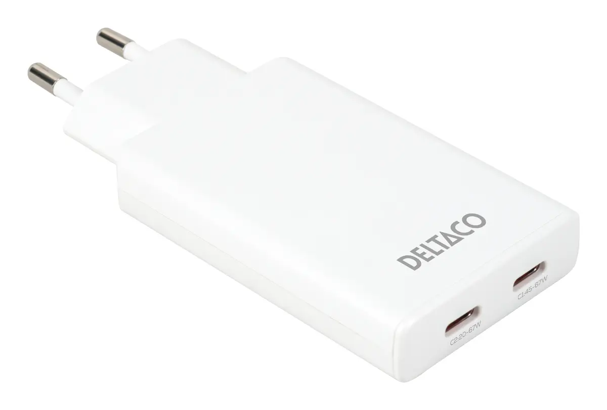 DELTACO USBC-AC201 Universāls iekštelpu mobilo ierīču