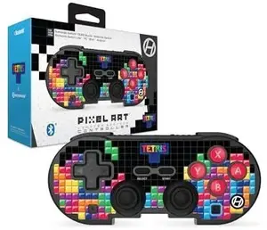Wireless controller Hyperkin M01328-TETS for Tetris-themed play — wireless connectivity, compact design