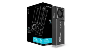 Видеокарта XFX AMD Radeon AI Pro R9700 с 32 ГБ памяти GDDR6, частотой процессора 1620 МГц, PCI Express 5.0 и 4 портами DisplayPort