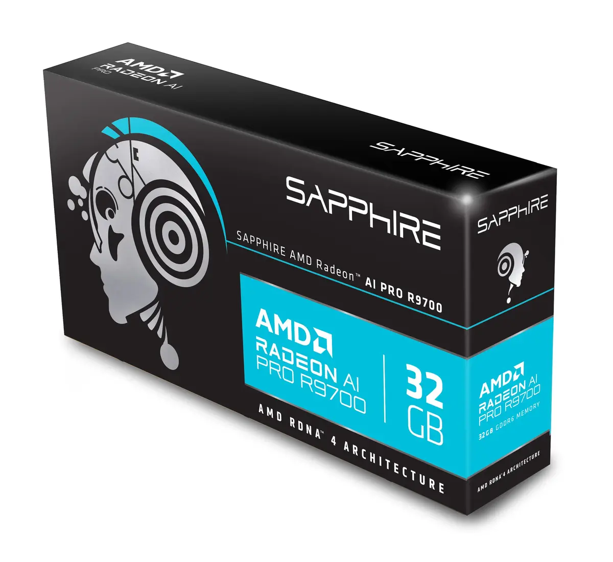 Видеокарта Sapphire Radeon AI PRO R9700 Photo 2
