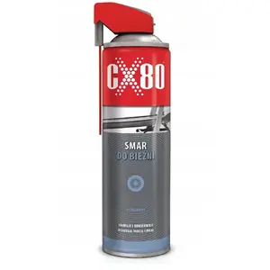 Shoe care spray CX80 SMAR DO BIEŻNI 500 ml — colorless protective lubricant