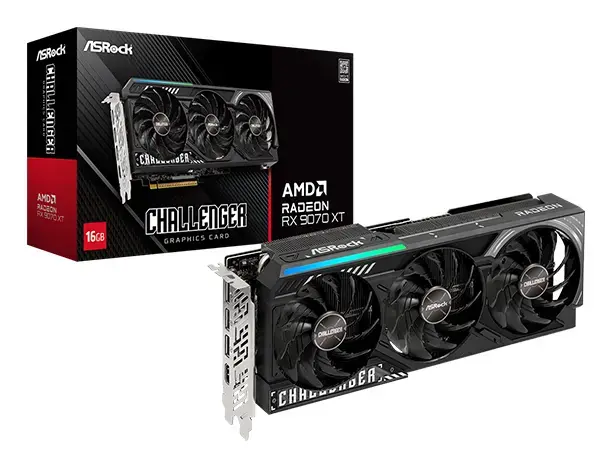 Видеокарта ASRock Challenger Radeon RX 9070 XT Photo 6