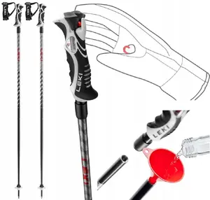 Slēpošanas nūja Leki LE Hot Shot 135 cm alumīnija – garums 135 cm, alumīnija konstrukcija