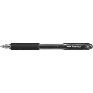 Spiedpildspalva uni mitsubishi pencil SN100 Black, izvelkama, vidēja izmēra galu