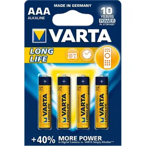 Батарейка одноразовая Varta Longlife Extra AAA Щелочная 1.5V 10g