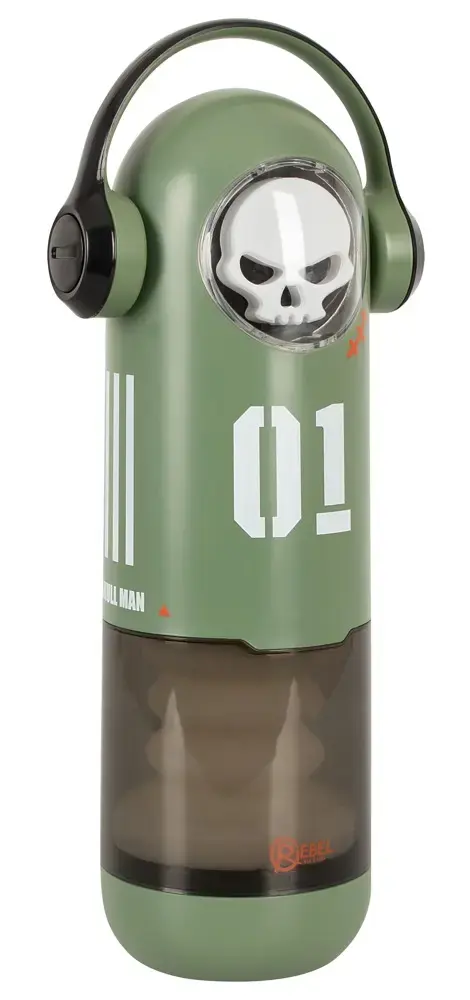 Rebel Skull Masturbator 3F — перезаряжаемый мастурбатор с подогревом Photo 4
