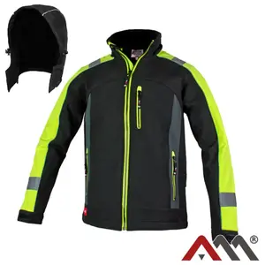 Darba softshell jaka Art.Master Jaka Classwork melna/dzeltena, izm. XL