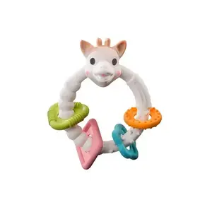 Грызунок Sophie La Girafe 220120 резиновый, многоцветный, для детей от 3 месяцев, 110×90×40 мм