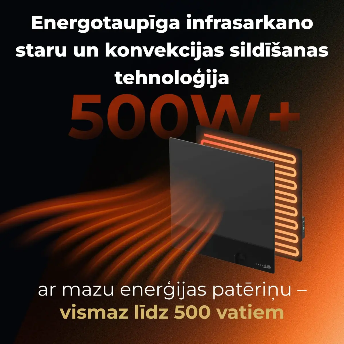 Инфракрасный конвекционный обогреватель AENO Premium Eco Smart Quadro Photo 11