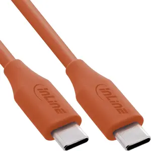 USB cable InLine 35891O USB 2.0 1 m USB C Orange