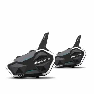 Midland R1 mesh Intercom Maksimālais diapazons 2000 m Ūdensizturīgs Melns Balts