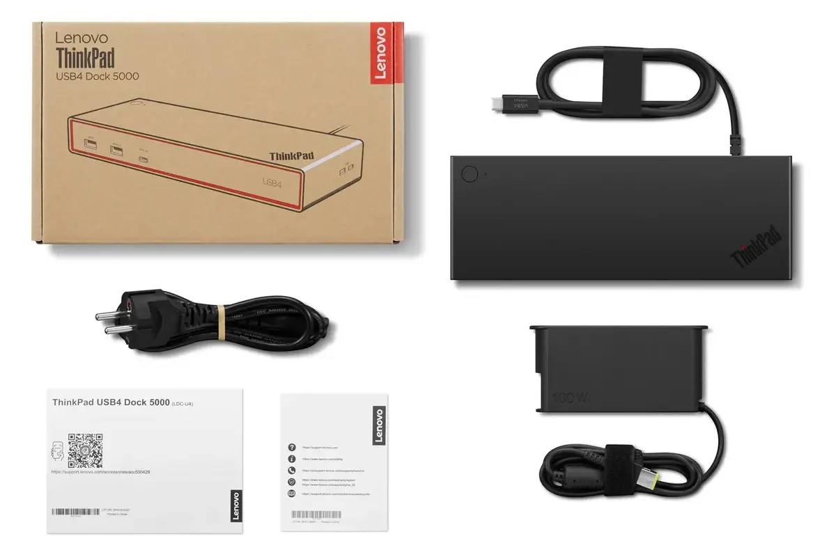 Lenovo ThinkPad USB4 Dock 5000 100W dokstacija Photo 12