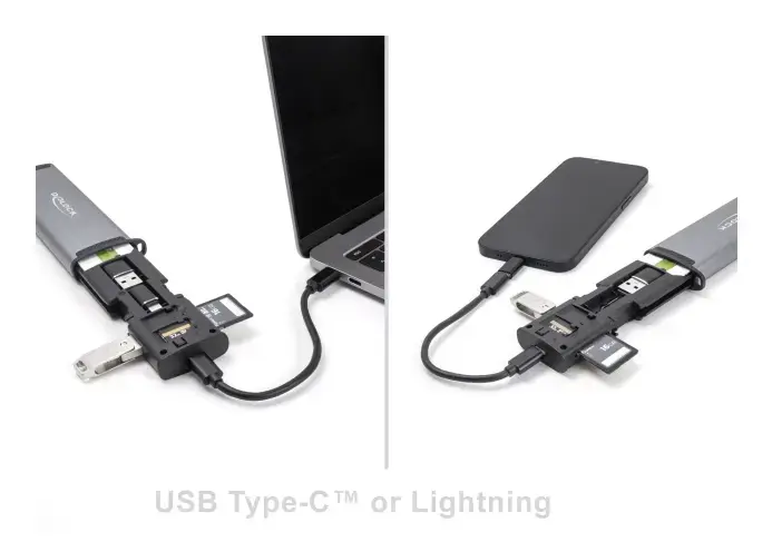 DELOCK USB 5 Gbps karšu lasītājs SD/MicroSD Photo 7