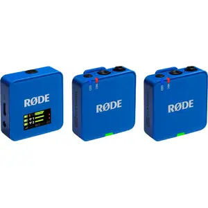 Mikrofons Rode Wireless Go III zils — kompakta bezvadu sistēma