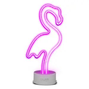 Light decoration figure SBS LUNEONFLAM 1 bulb Grey Pink