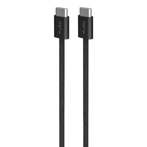 USB кабель PURO PUCCCFABK415MTBLK 1.5м USB C Черный USB 2.0