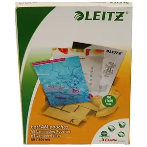 Leitz iLAM Premium Glossy A5 Laminating Pouches 80 microns Pack of 100