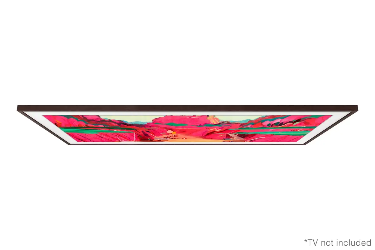Rāmja Samsung 65” Customisable Frame White Bezel 2025 Photo 4