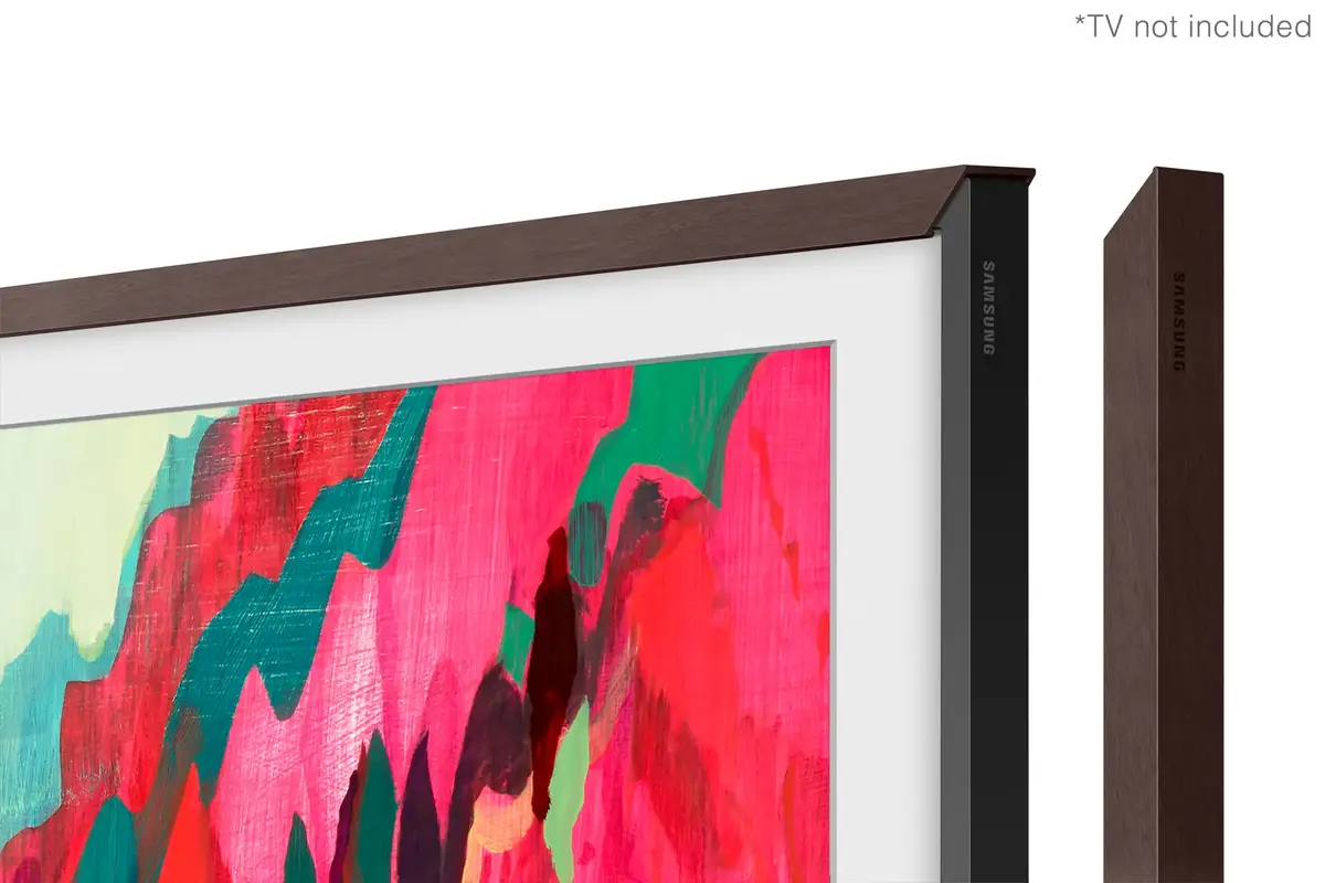 Rāmja Samsung 65” Customisable Frame White Bezel 2025 Photo 6