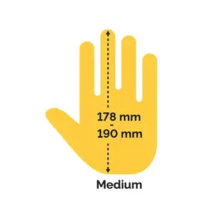 Hand size : medium
