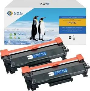 Тонер G&G XL-Toner 2er Set совместимый с Brother TN-2420 3000 страниц черный