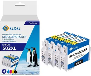 Картридж G&G 502XL Черный Голубой Пурпурный Желтый