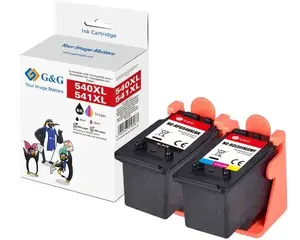 Ink cartridge set G G 15087 Compatible High (XL) Yield 2-pack Black/Cyan/Magenta/Yellow