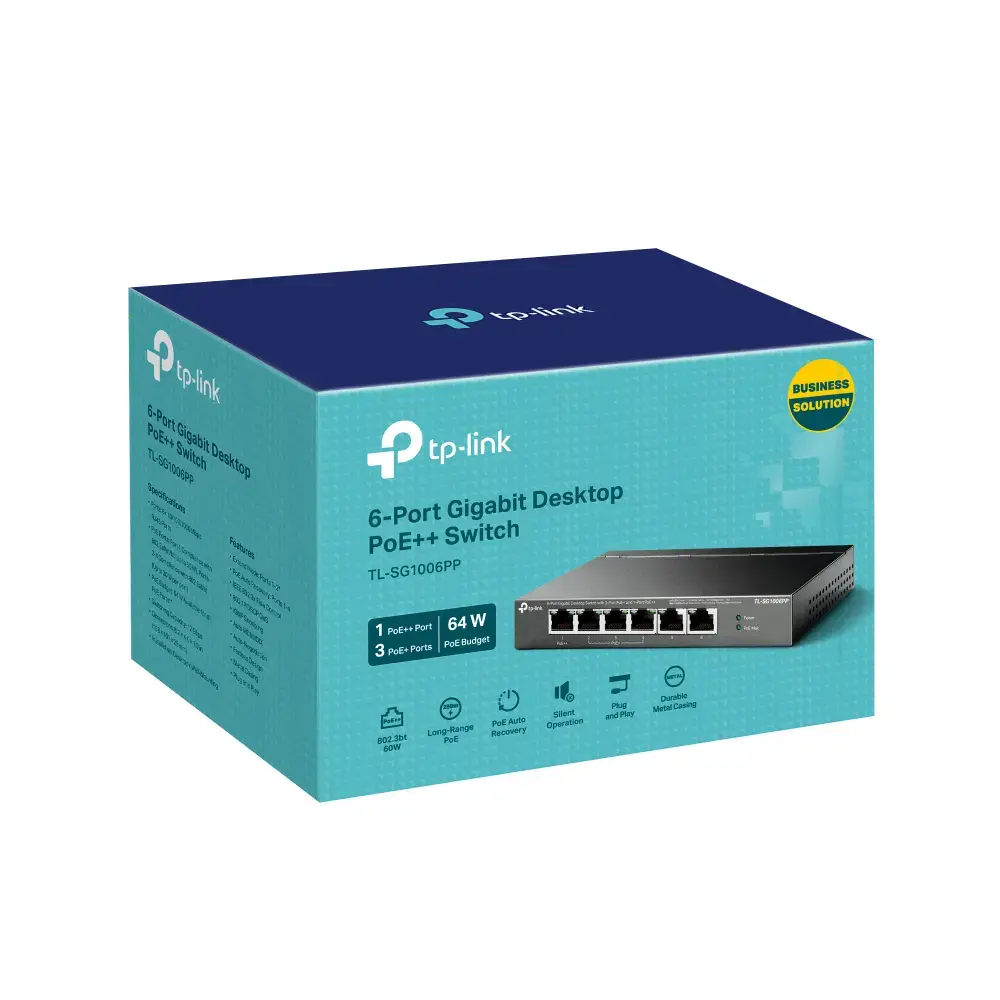 Неуправляемый коммутатор TP-Link TL-SG1006PP Photo 4
