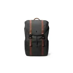 Klēpjdatora mugursoma tomtoc VintPack TA1 Black — ūdensizturīga, viegla, piemērota 13–15" klēpjdatoriem