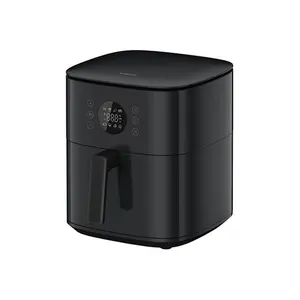 Karstā gaisa fritējs Xiaomi 6.5 L Single 1700 W melns, rotācijas vadība, OLED displejs, Wi‑Fi, 12 režīmi, 40–220°C