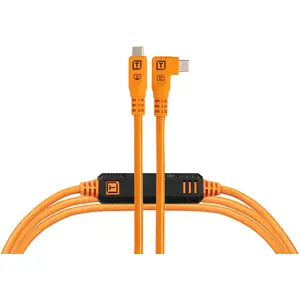 USB-C cable Tether Tools CUC10RTG2B-ORG 10G Right-angle, 3 m, orange