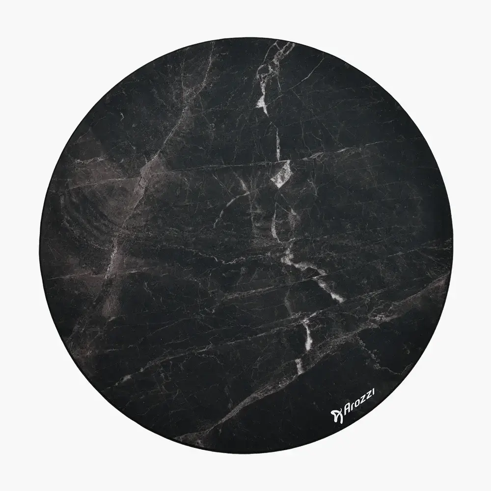 Arozzi Zona Round Floor Pad — Black Marble Photo 2