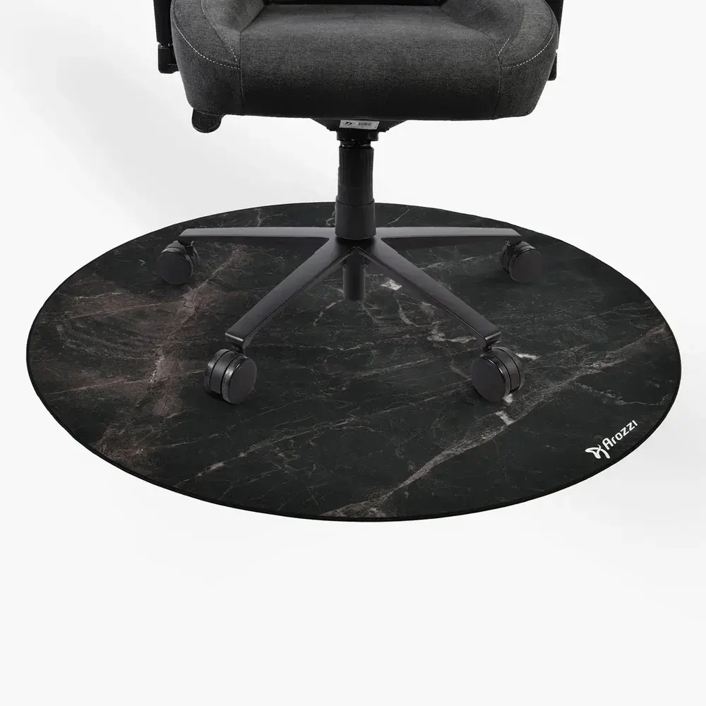 Arozzi Zona Round Floor Pad — Black Marble Photo 3