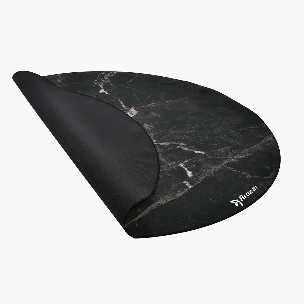 Arozzi Zona Round Floor Pad — Black Marble Photo 4