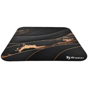 Floor Pad Arozzi Zona Square — Black/Gold, protective mat for chair and floor, square shape