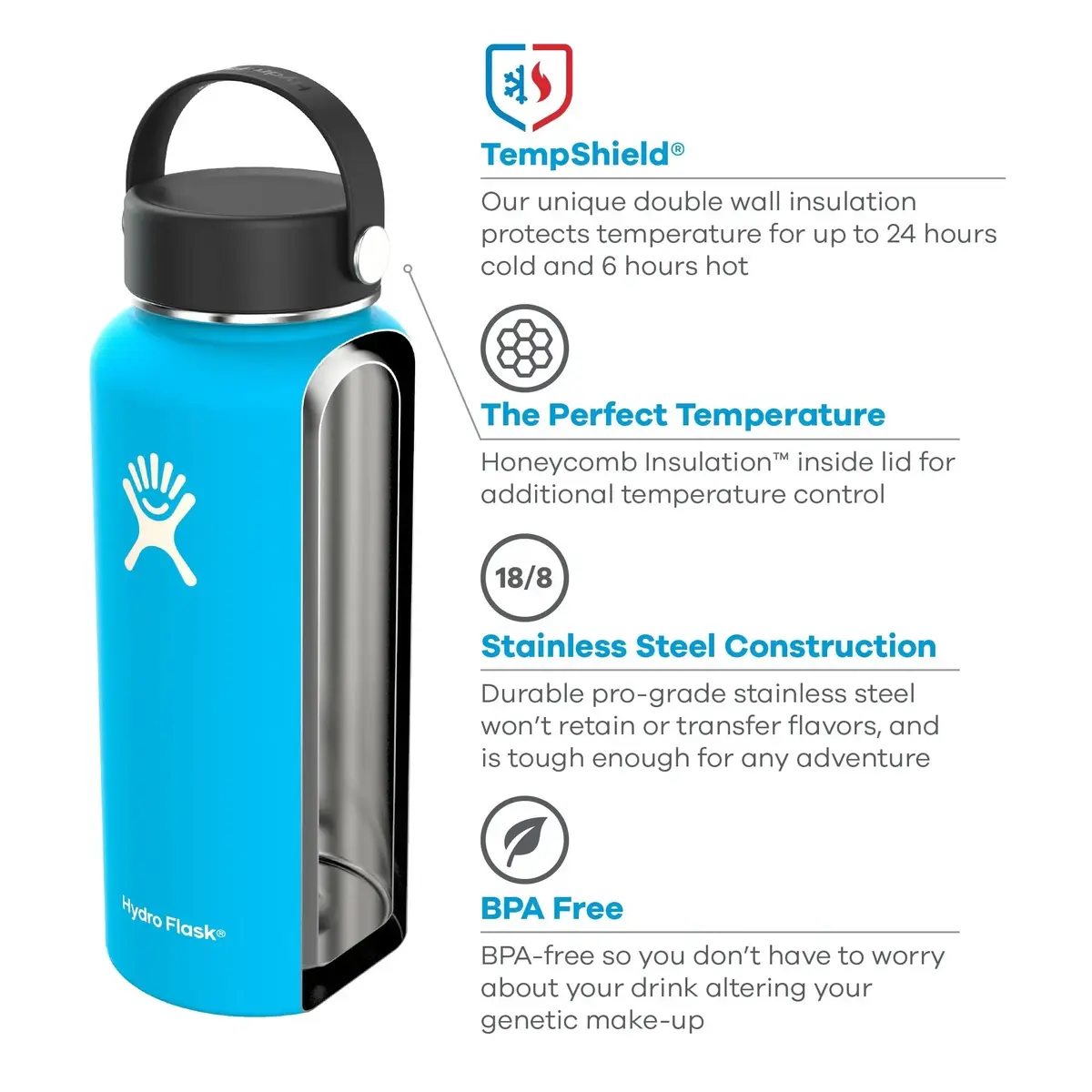 Hydro Flask 32oz Plašā mute Photo 3