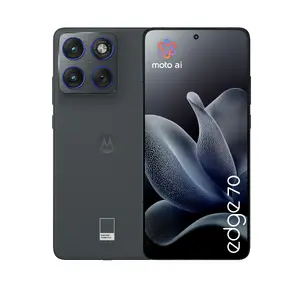 Smartphone Motorola edge 70 — 6.7" P-OLED 120Hz, Snapdragon 2.8 GHz, 12 GB RAM, 512 GB, 4800 mAh, Dual SIM (Nano + eSIM), IP68/IP69, Grey