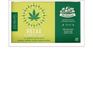Herbitum Herbal Tea Relax with Hemp Leaves sachets 1.5 g, 20 pcs