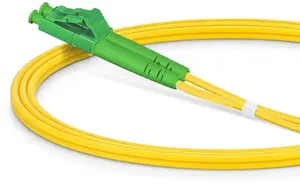 Fibre optic patch cable EQUIP E2000/APC to LC/APC 7.00 m SM Duplex OS2 Yellow