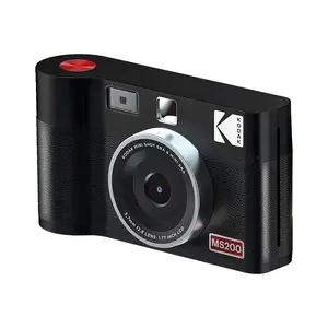 Instant camera Kodak Mini Shot 2 Era — portable instant photo camera with built-in printer, black