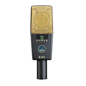 Skatu mikrofons AKG C414 XLII Zelta Pelēks augstas veiktspējas