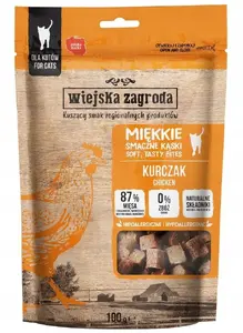 Лакомство для кошек wiejskazagroda Chicken Soft Bites Adult 100 г — мягкие угощения для взрослых кошек
