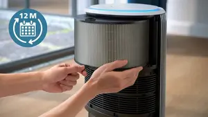 Long-lasting filter for up to 1 year
