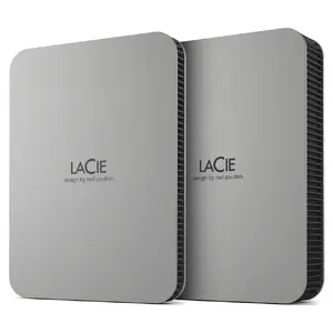 External Hard Drive LaCie Mobile Drive 2022 5TB USB Type-C Silver