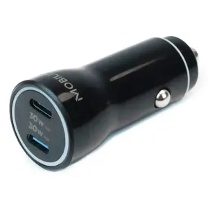 Mobile device charger MOBILIS 020022 Smartphone Tablet Black Cigar lighter Auto
